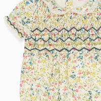 sabrina smocked romper