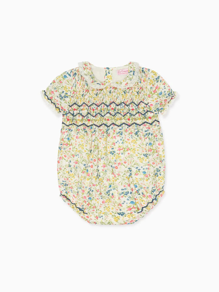 sabrina smocked romper