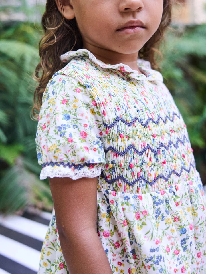 sabrina smocked romper