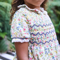 sabrina smocked romper