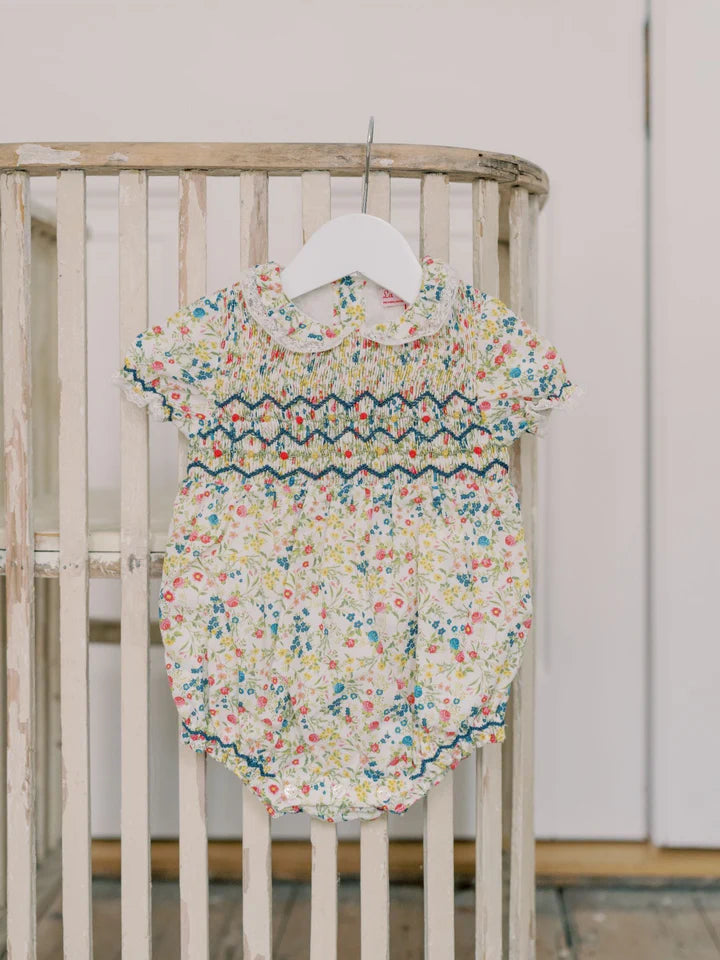 sabrina smocked romper