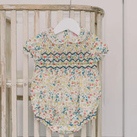 sabrina smocked romper
