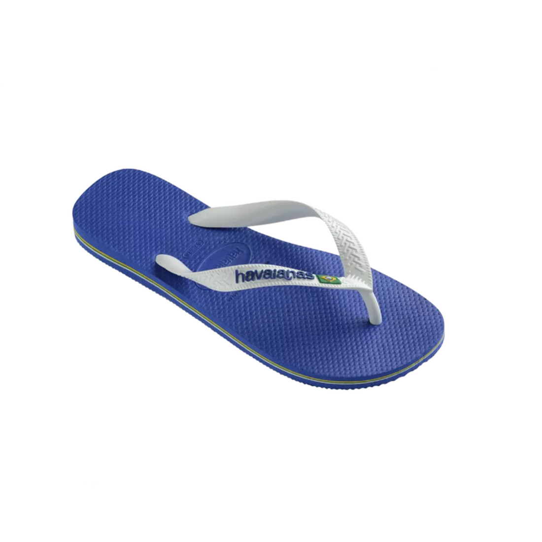 kids marine blue brazil logo sandals