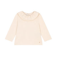 ls ruffle collar top