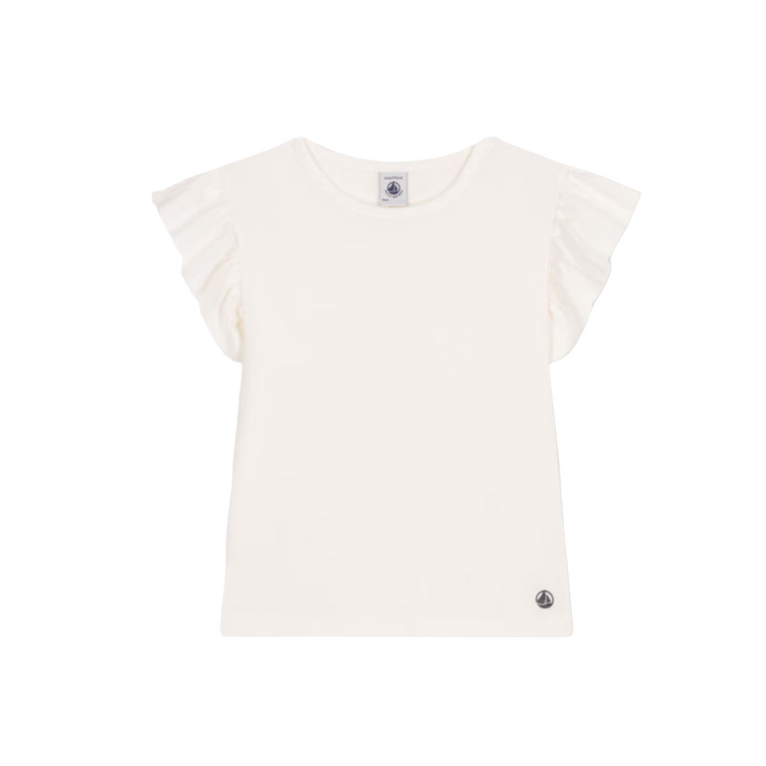 sleeveless ruffle tee