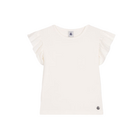 sleeveless ruffle tee