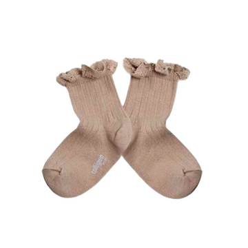 lili lace trim ankle socks