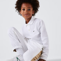 long sleeve kids polo shirt