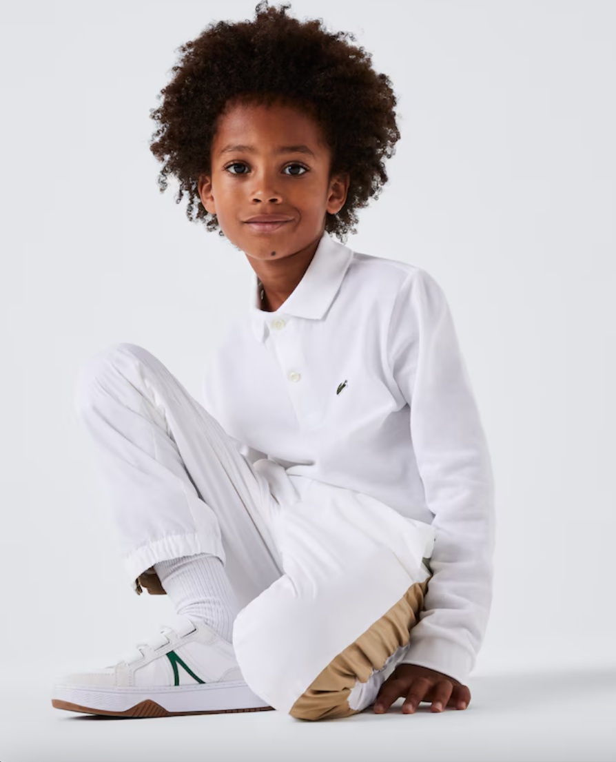 long sleeve kids polo shirt