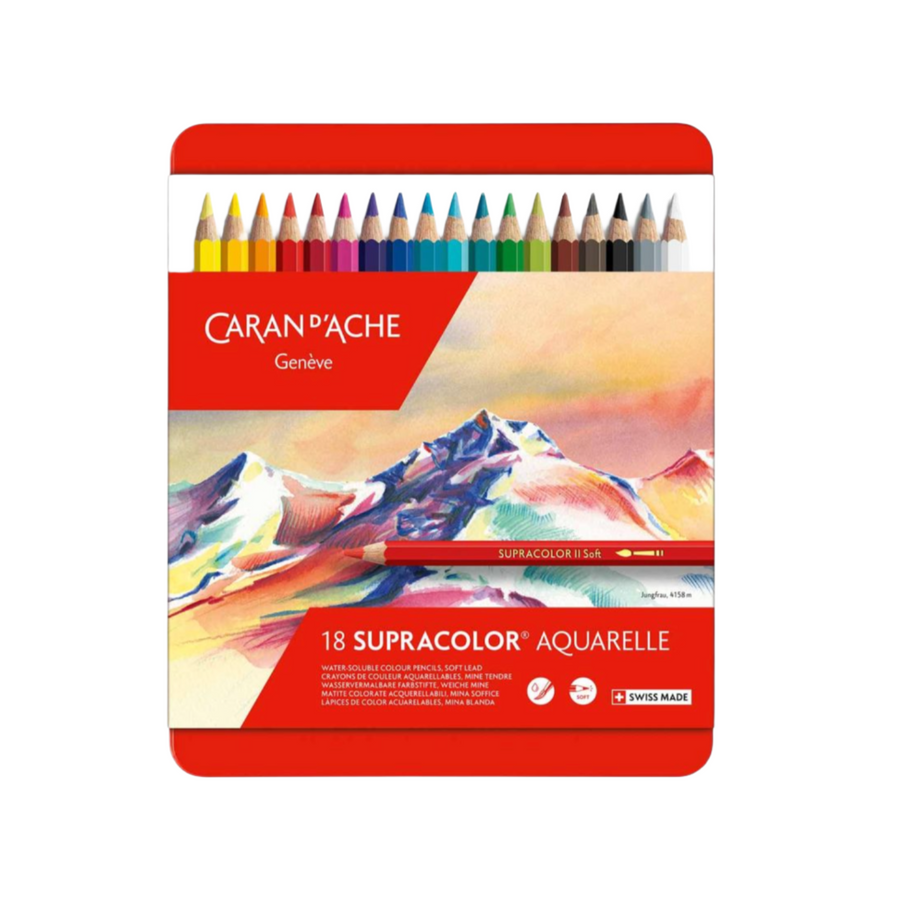 swisscolor set 18 watercolor pencils