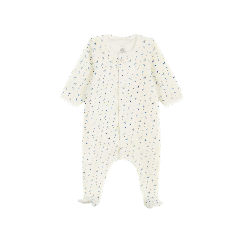 velour footie w/ bodysuit