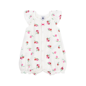 ss berry print onesie