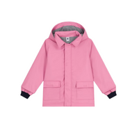 hooded rain coat