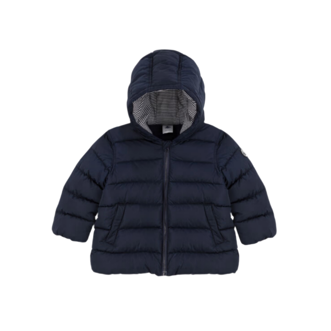 hooded puff jacket