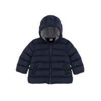 hooded puff jacket
