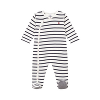 stripe footie