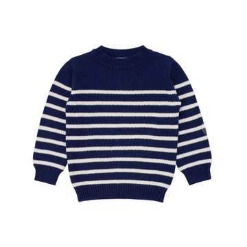 stripe knit sweater C