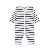 stripe sailor romper