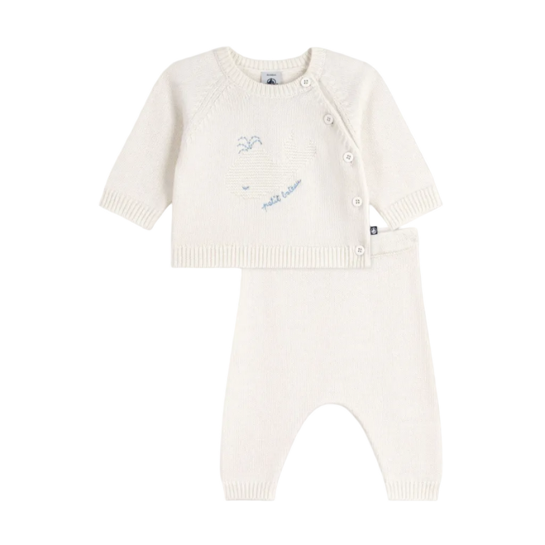 whale knit set