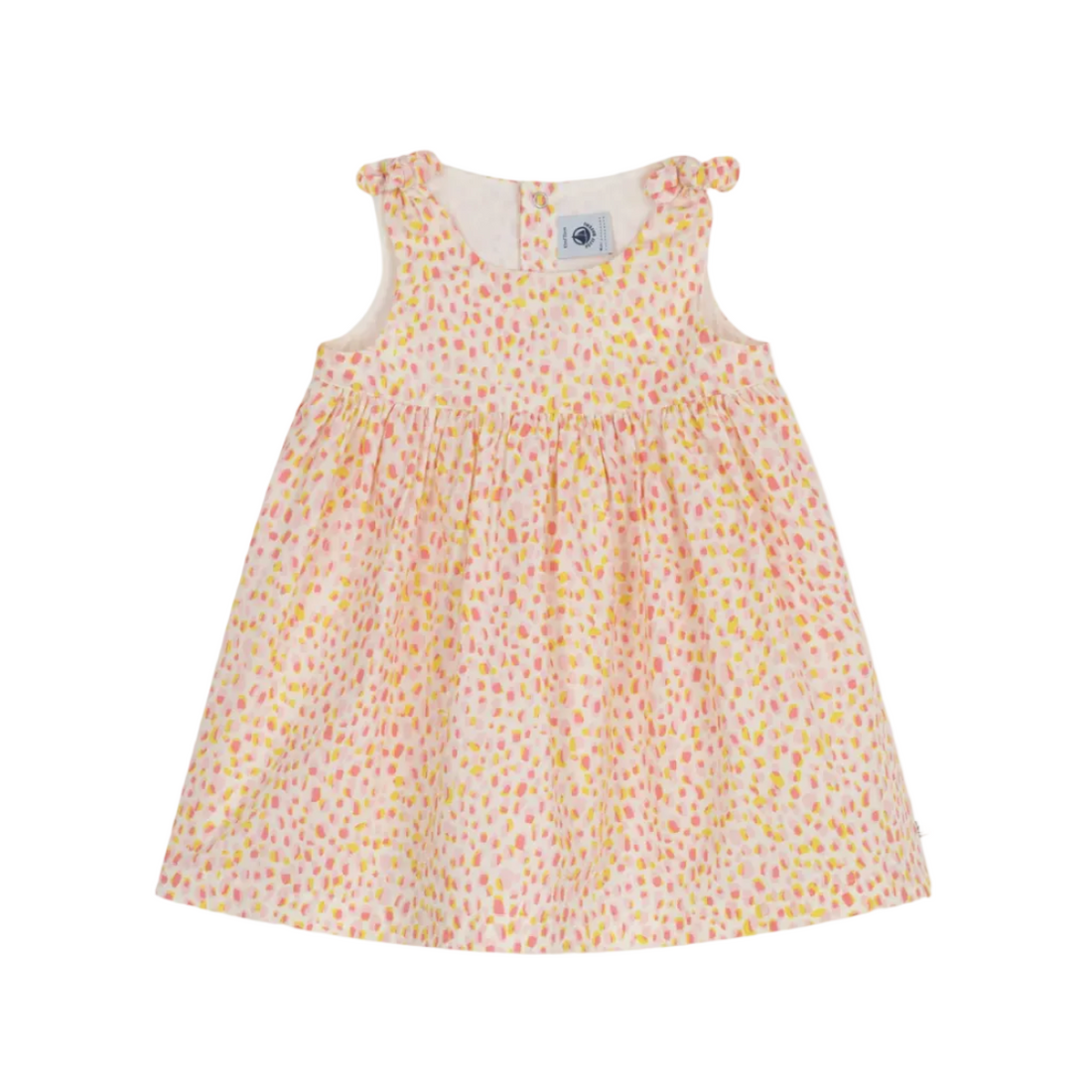 print bow dress