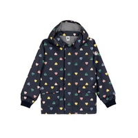 bb heart rain jacket