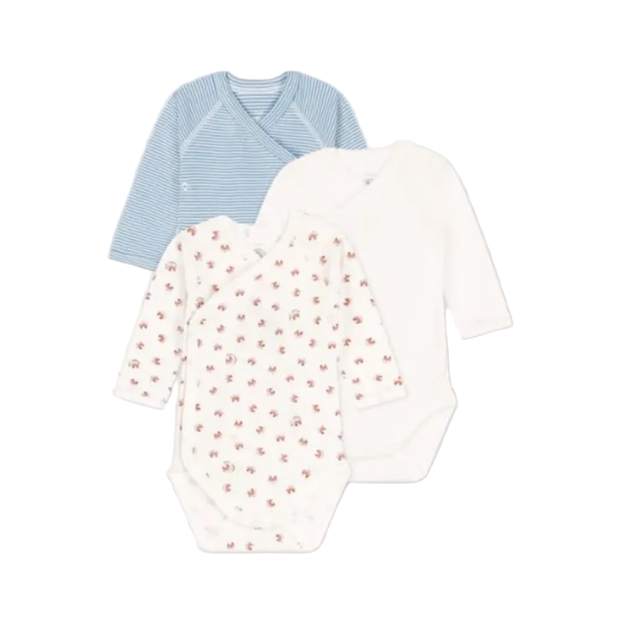 3 pk ls bodysuit