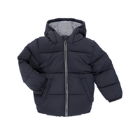 hooded puffer