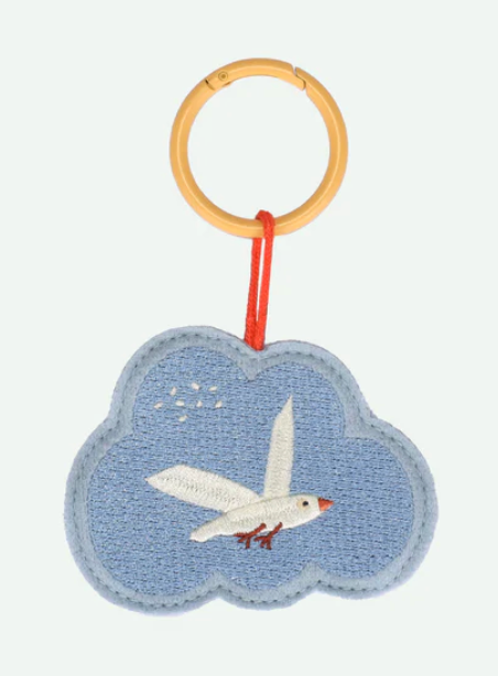 embroidered keychain