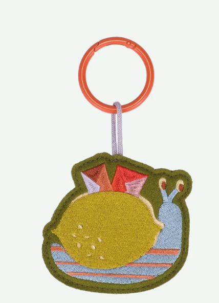 embroidered keychain