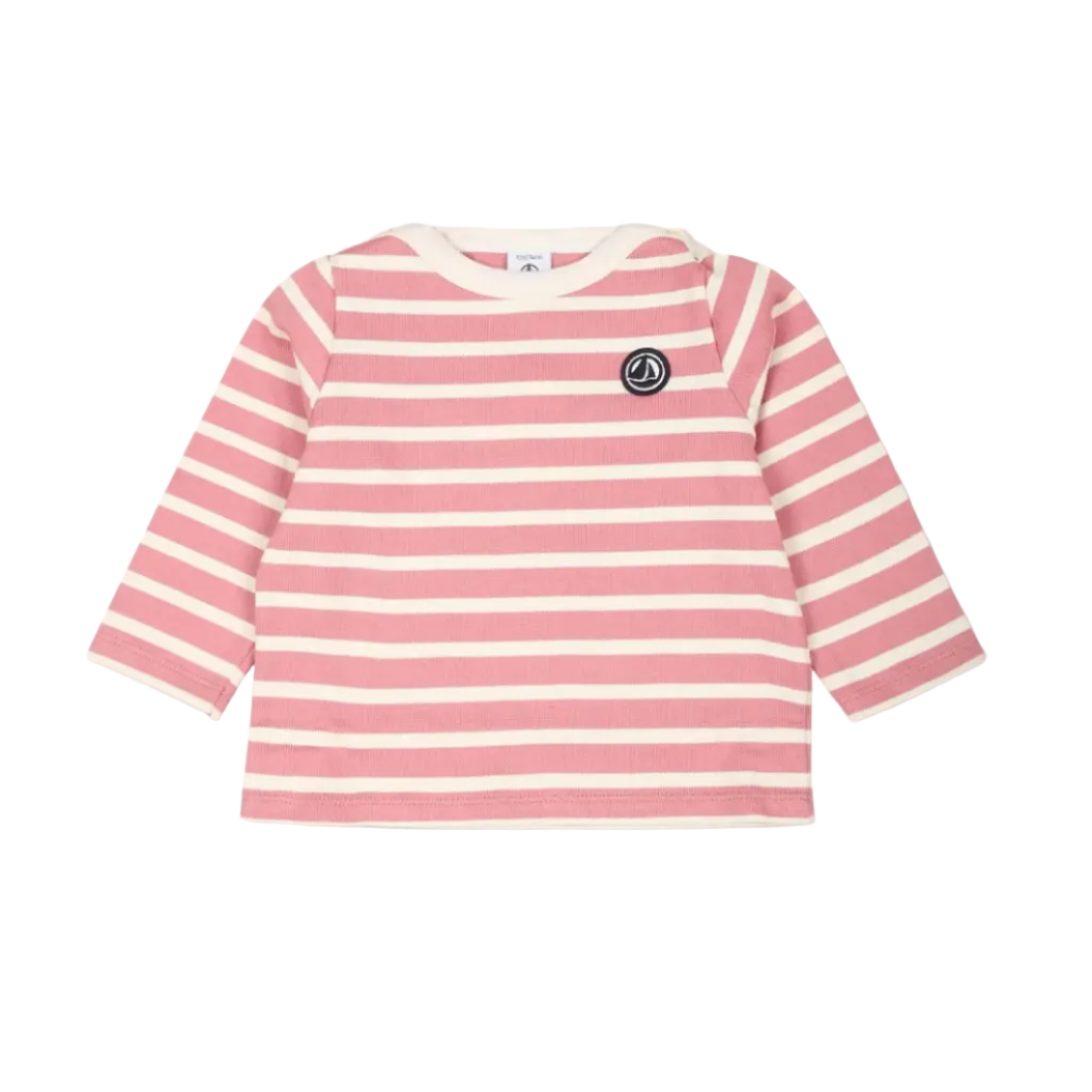 ls quarter stripe tee