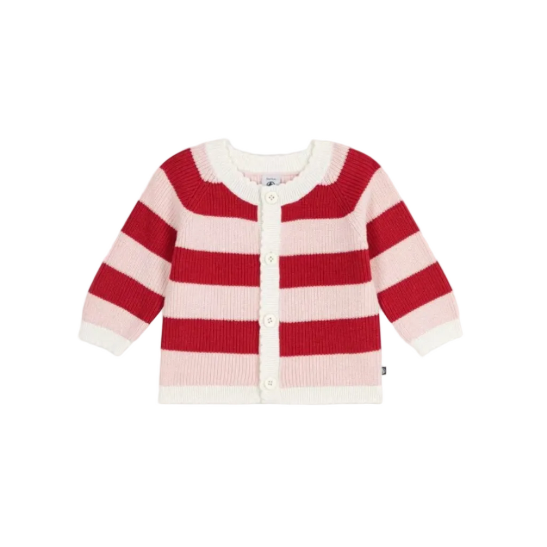 knit stripe cardigan