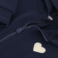 heart zip up hoodie