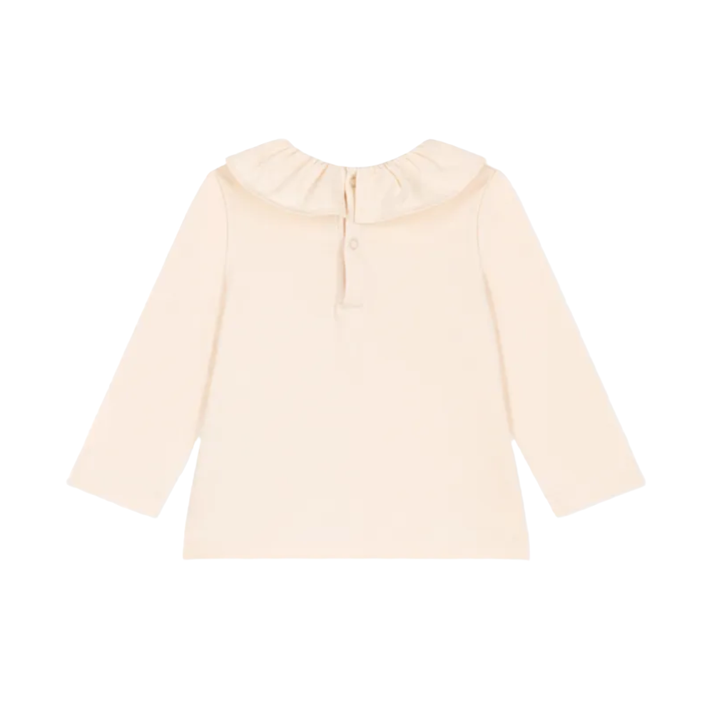 ls ruffle collar top