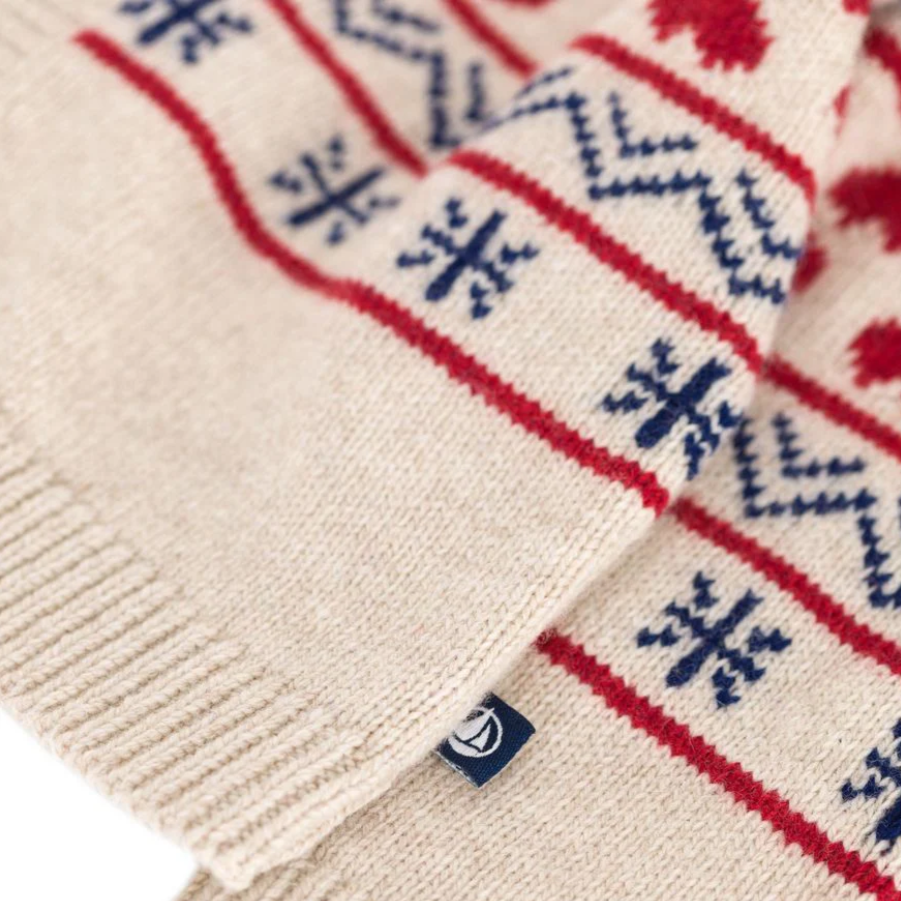 jacquard cardigan