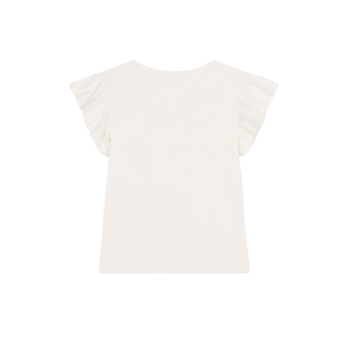 sleeveless ruffle tee