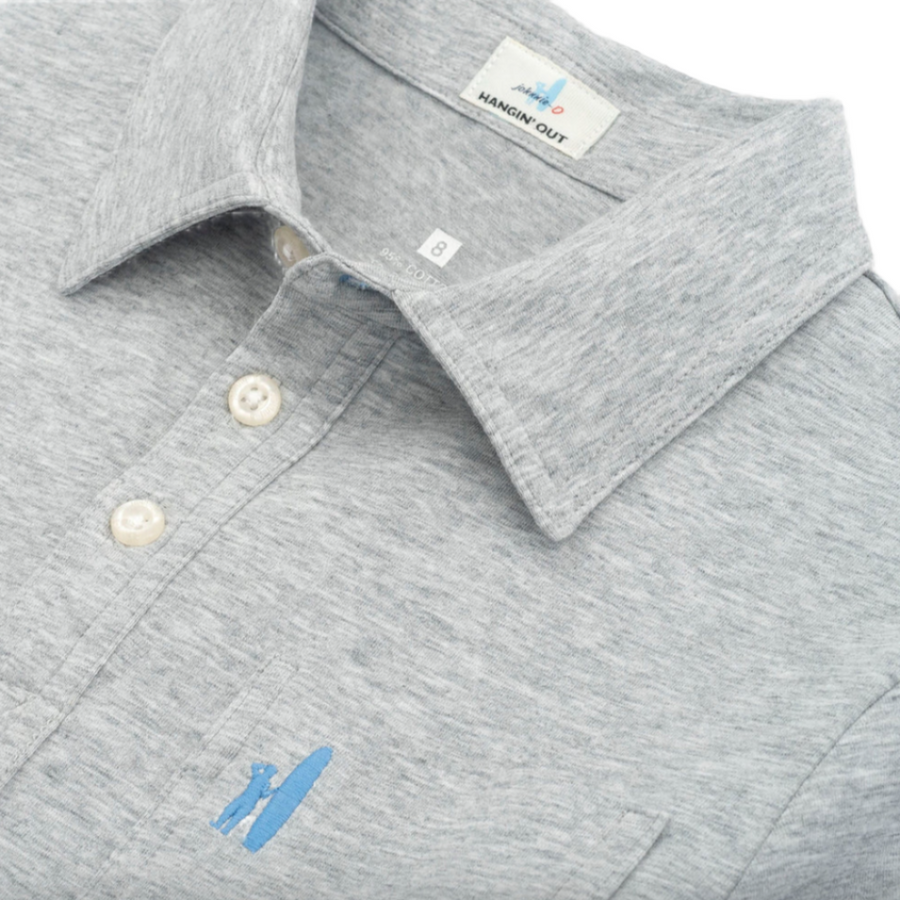 heathered original polo