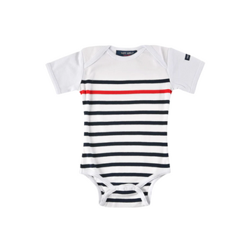 contrast stripe bodysuit