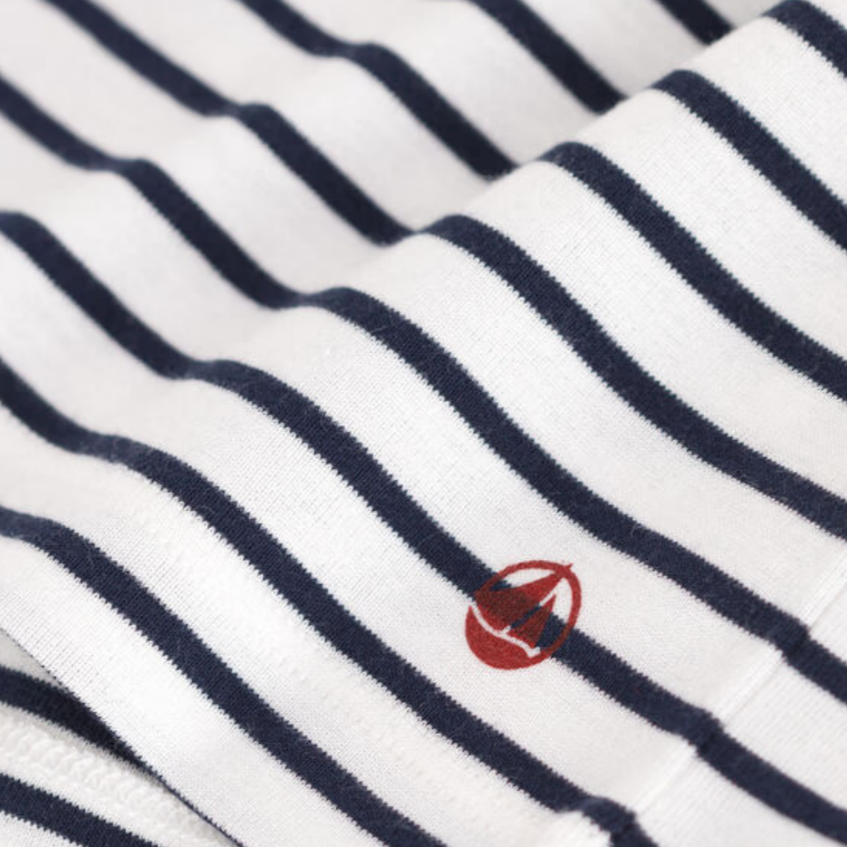 sleeveless stripe tee