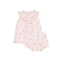 fruit print romper