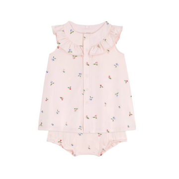 fruit print romper