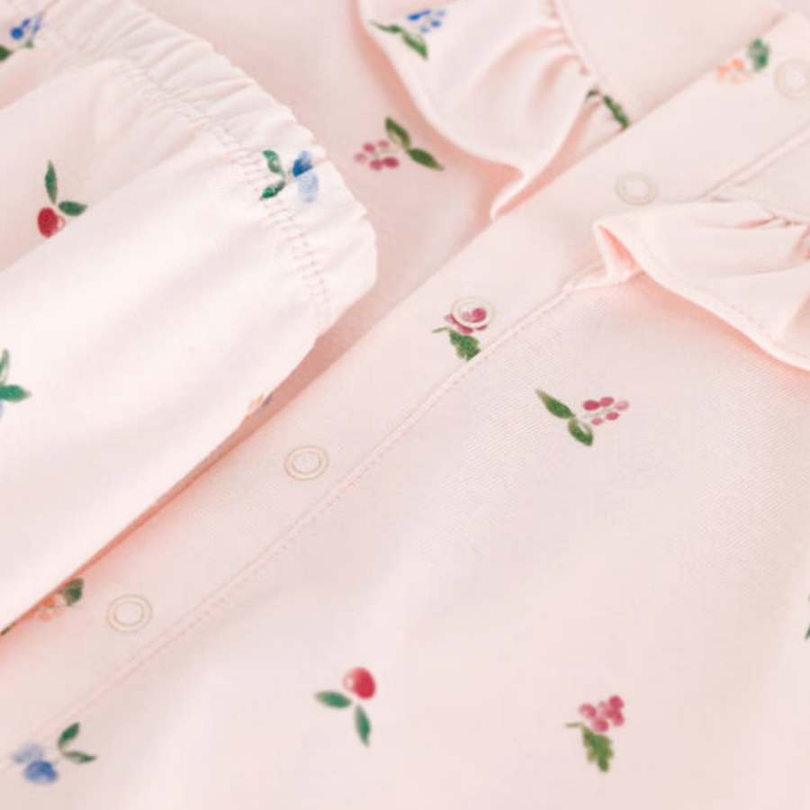 fruit print romper