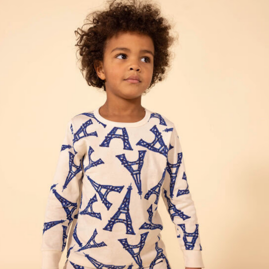 ls eiffel tower top & pant set