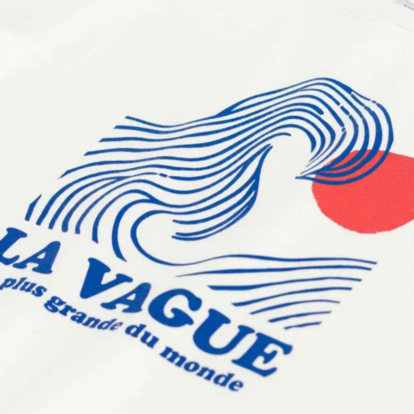 la vague graphic tee