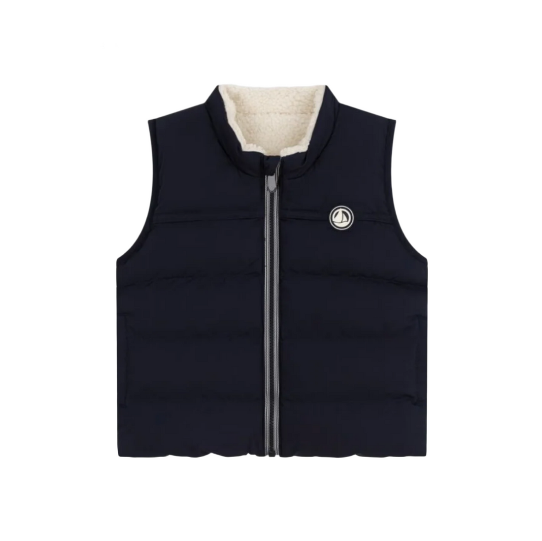 reversible puffer vest