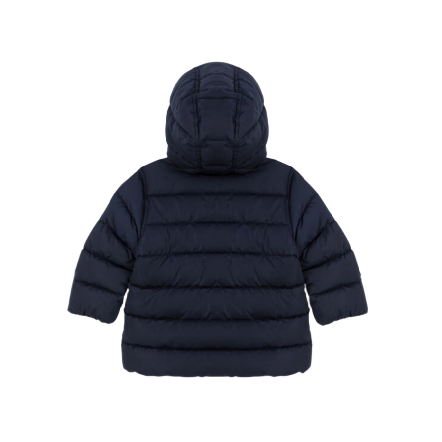 hooded puff jacket