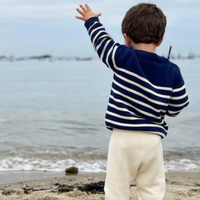 stripe knit sweater C