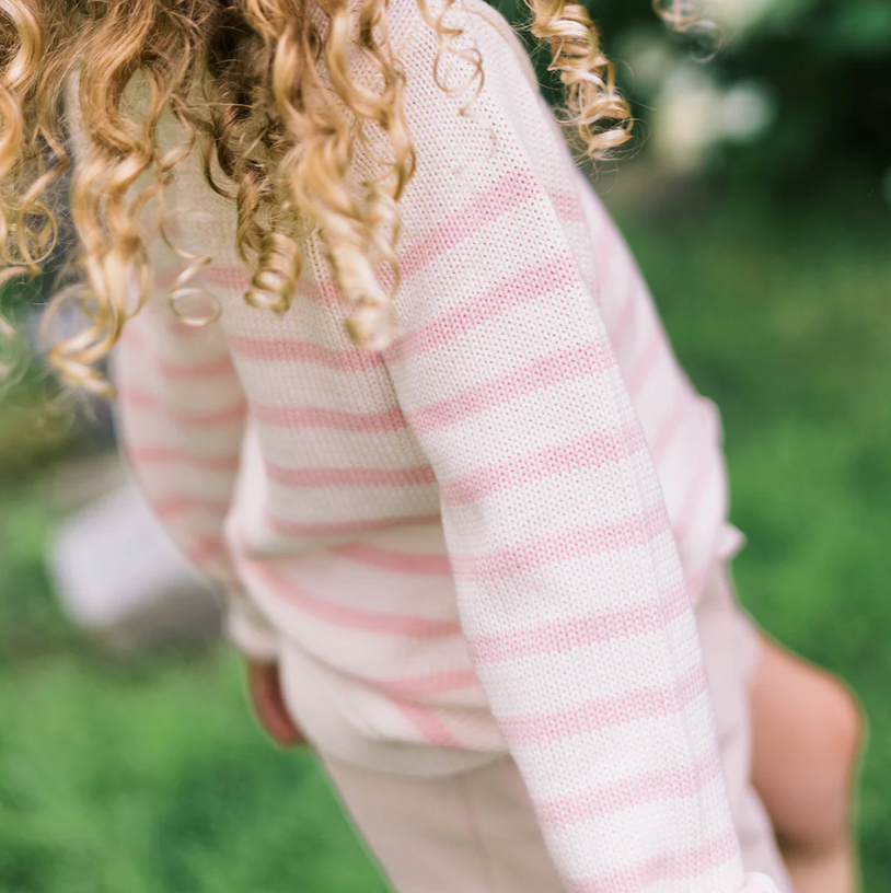 stripe knit sweater C