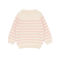 stripe knit sweater C