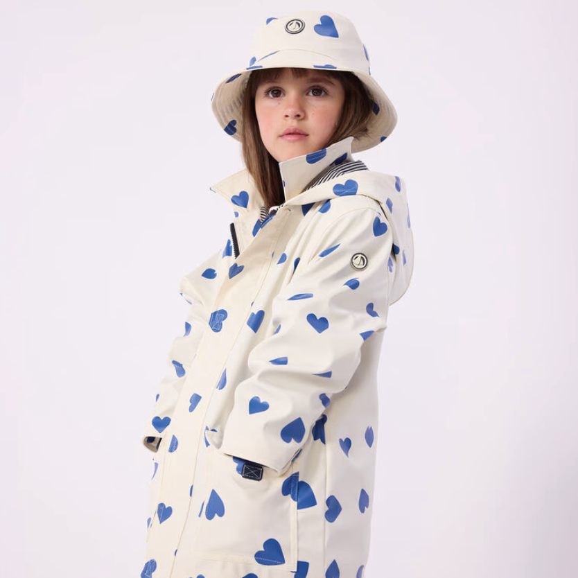 hearts rain hat