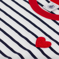 ss heart badge tee